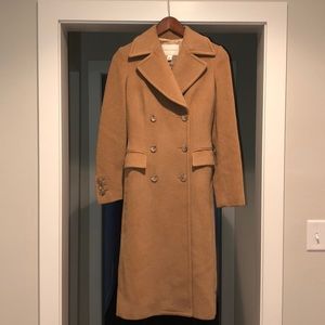 NWOT Banana Republic Camel Coat